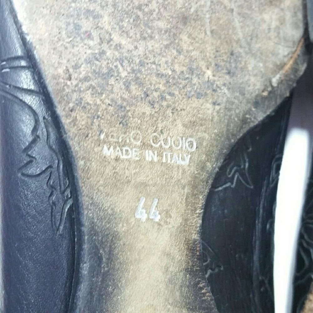 JO Ghost Embossed Leather Slip On Shoes Size 11 - Picture 8 of 8